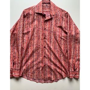 Visconti Striped Collared Dress Shirt